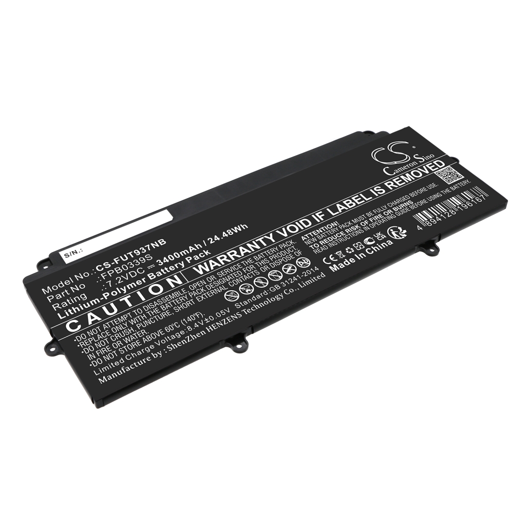 Batería para portátil Fujitsu CS-FUT937NB