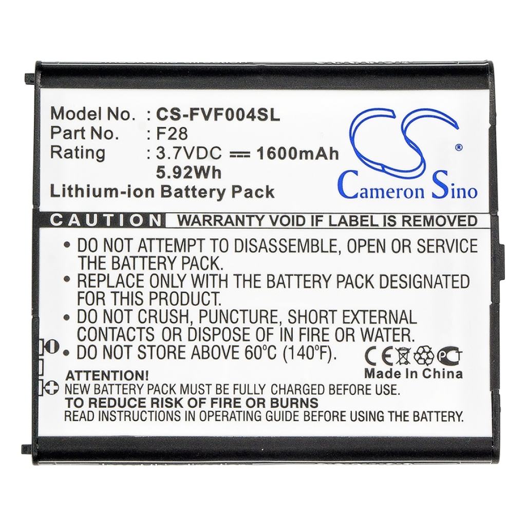 Batería del teléfono móvil Fujitsu CS-FVF004SL