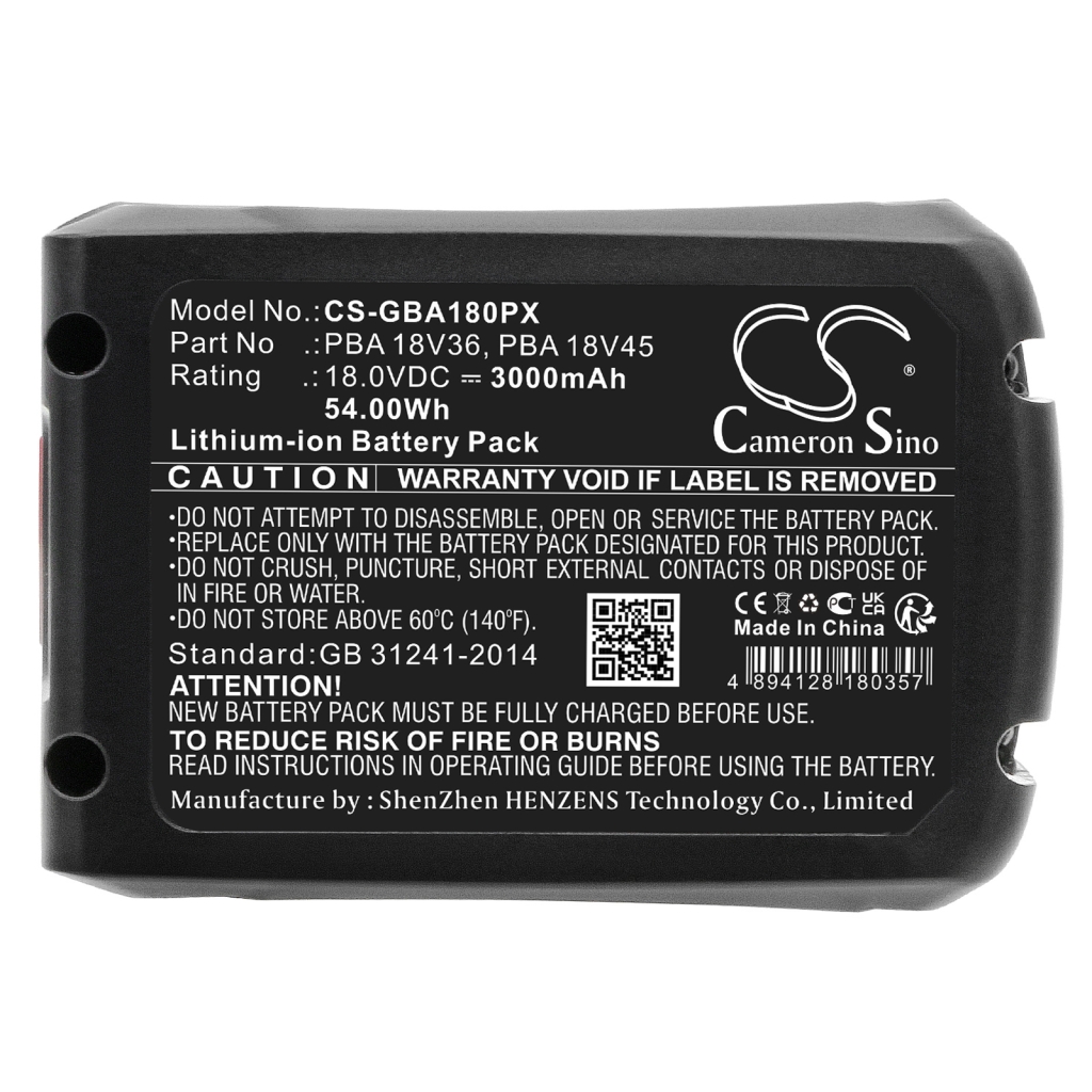 Batería para herramientas eléctricas Gardena PowerJet 18V P4A