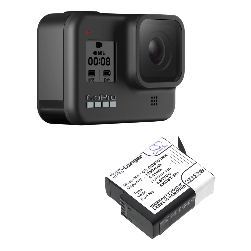 Batería de la cámara GoPro HD8.01