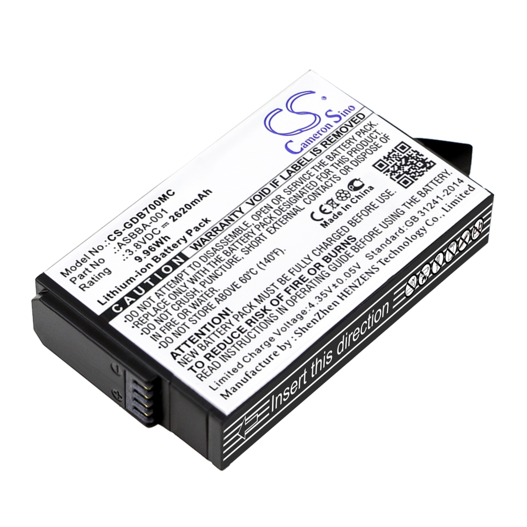 Batería de la cámara GoPro CS-GDB700MC
