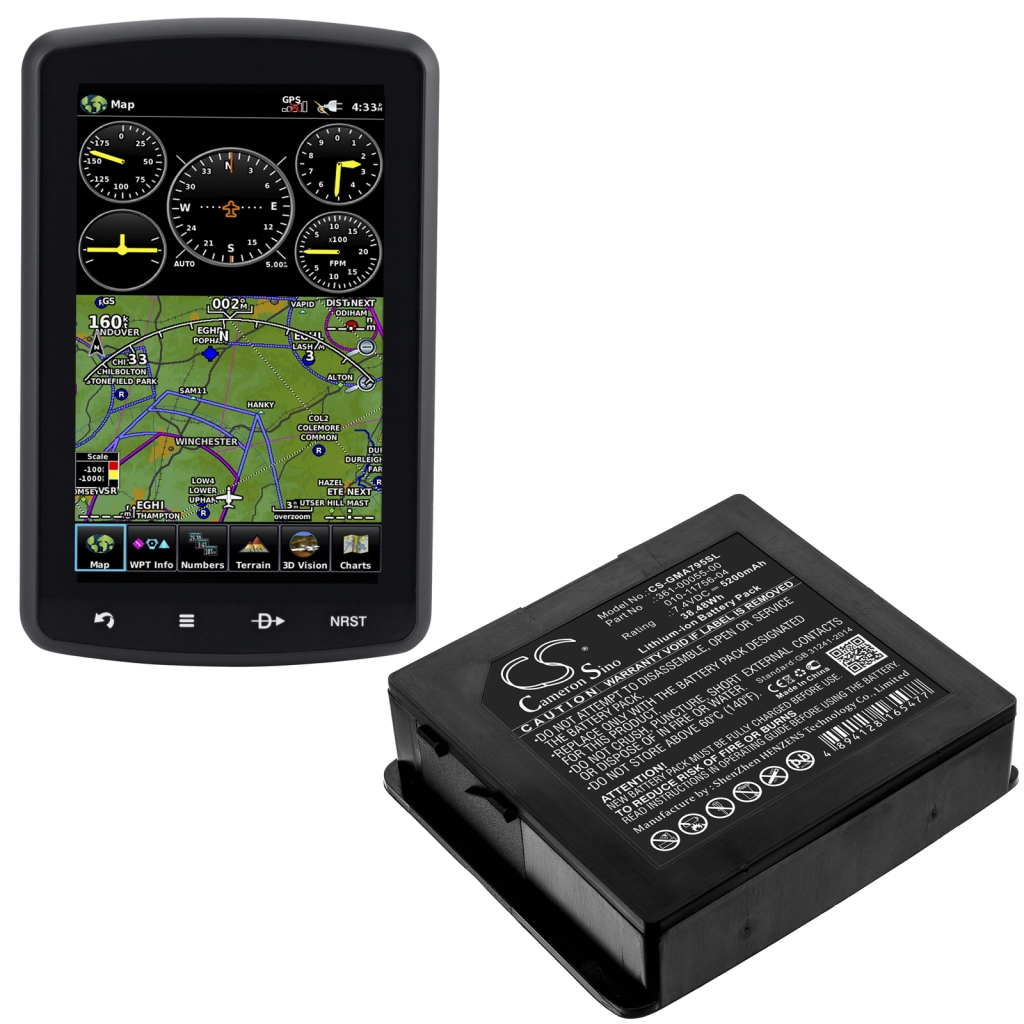GPS, Batería del Navegador Garmin CS-GMA795SL