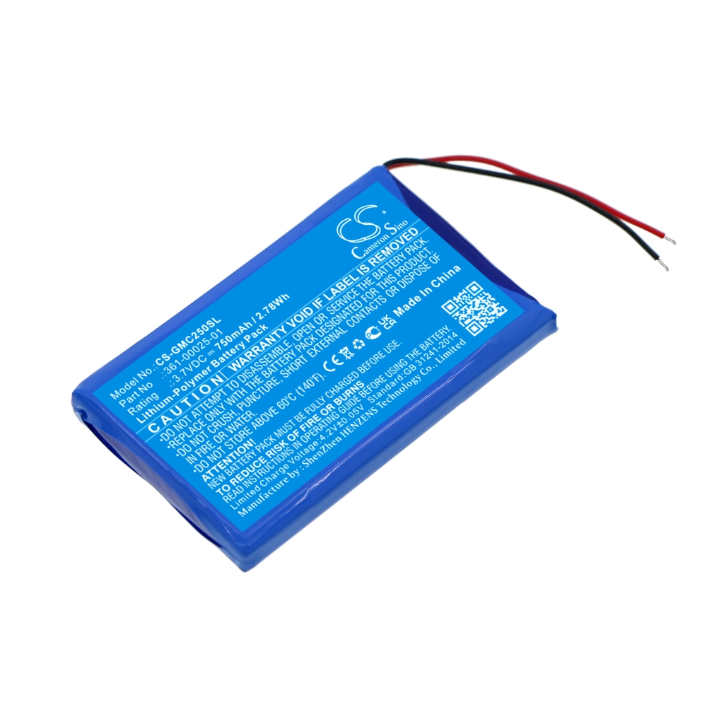 Batería de la cámara de seguridad del hogar Garmin CS-GMC250SL