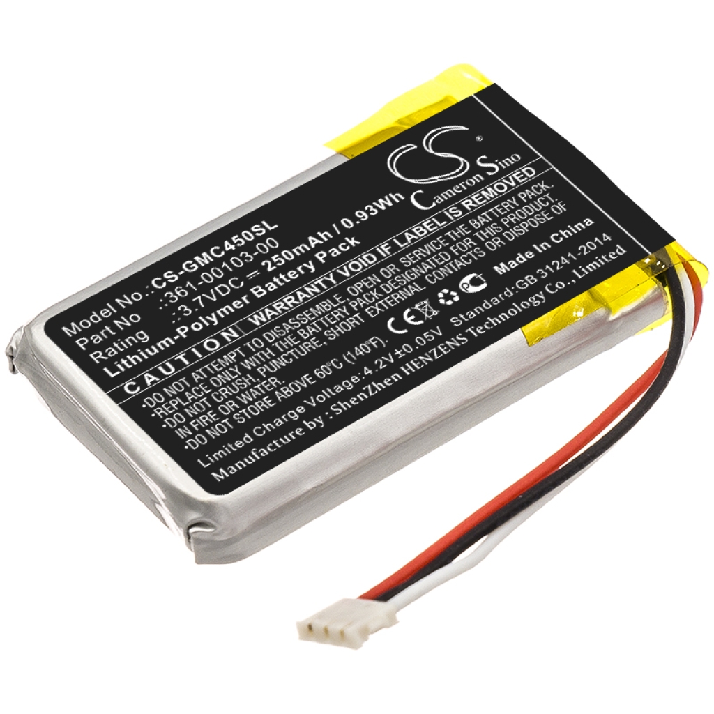 Batería de la cámara de seguridad del hogar Garmin CS-GMC450SL