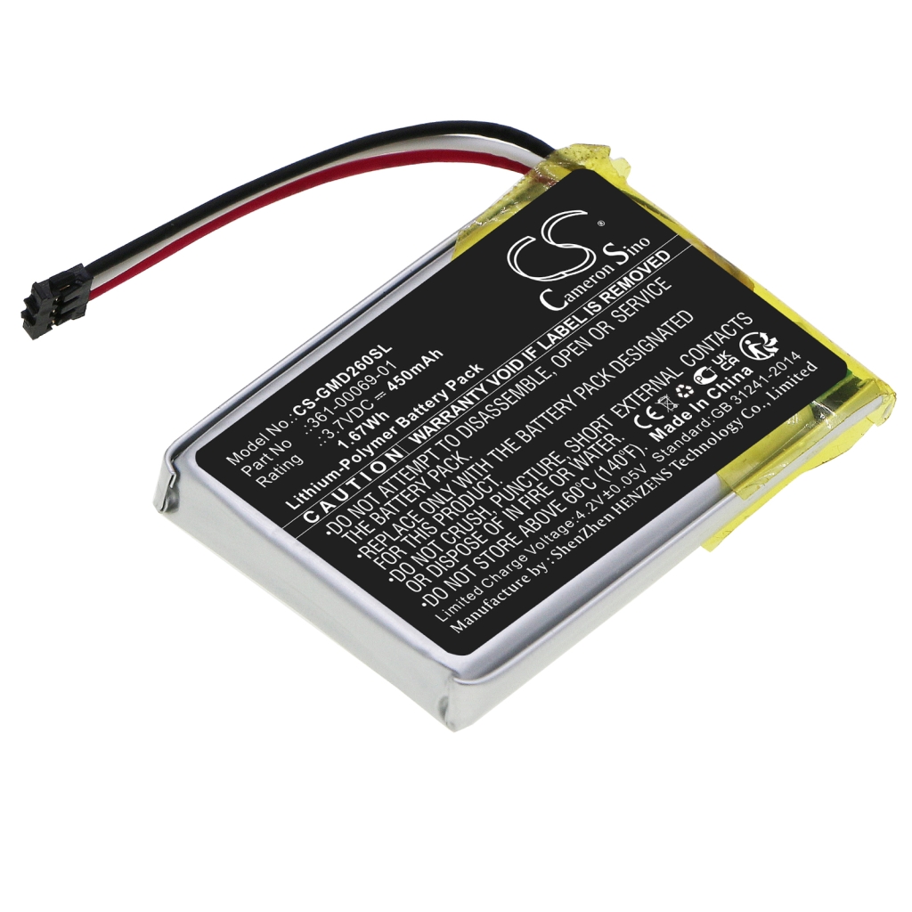 Batería para collares de perro Garmin CS-GMD260SL