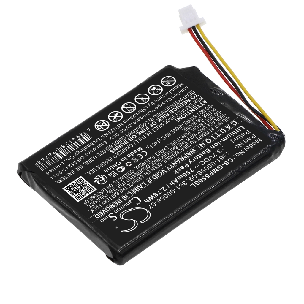Batería para collares de perro Garmin CS-GMP550SL