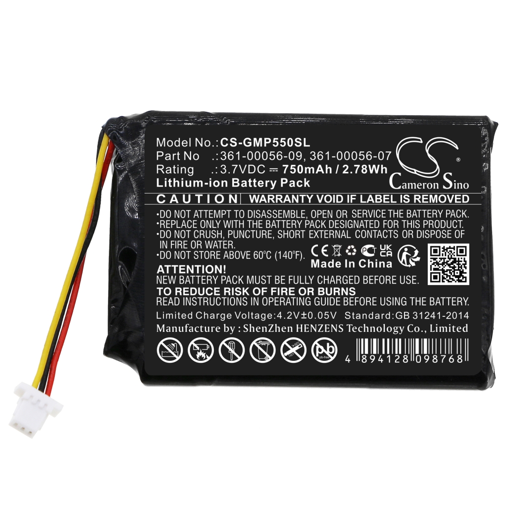 Batería para collares de perro Garmin CS-GMP550SL