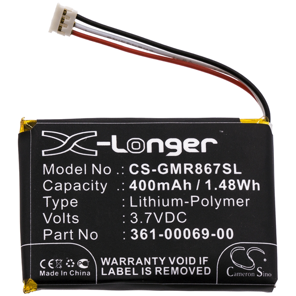 Batería para collares de perro Garmin CS-GMR867SL