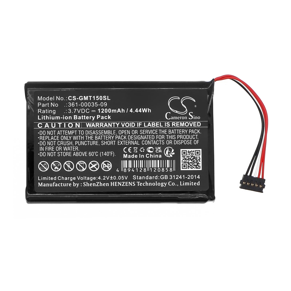 Batería para collares de perro Garmin CS-GMT150SL
