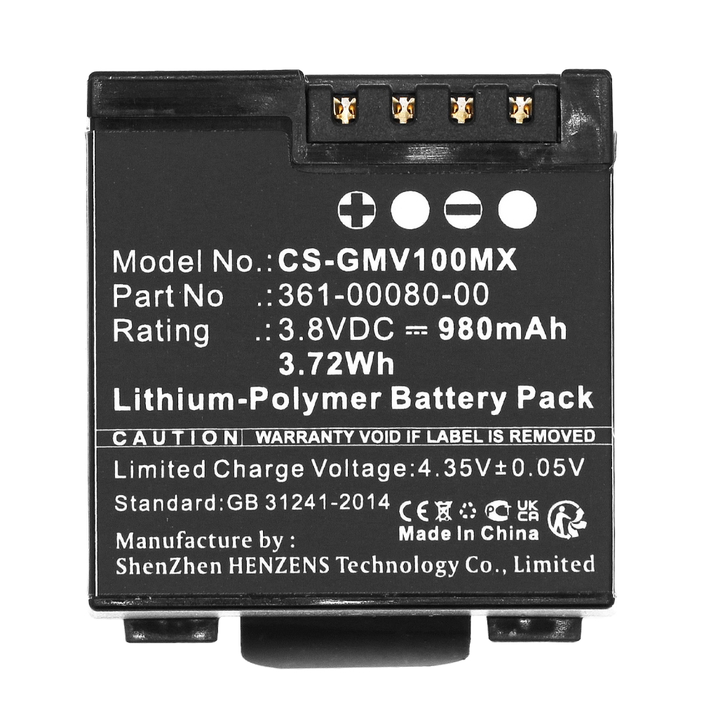 Batería de la cámara Garmin CS-GMV100MX