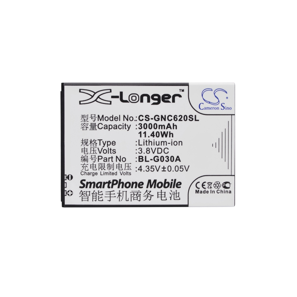 Batería del teléfono móvil GIONEE C620s