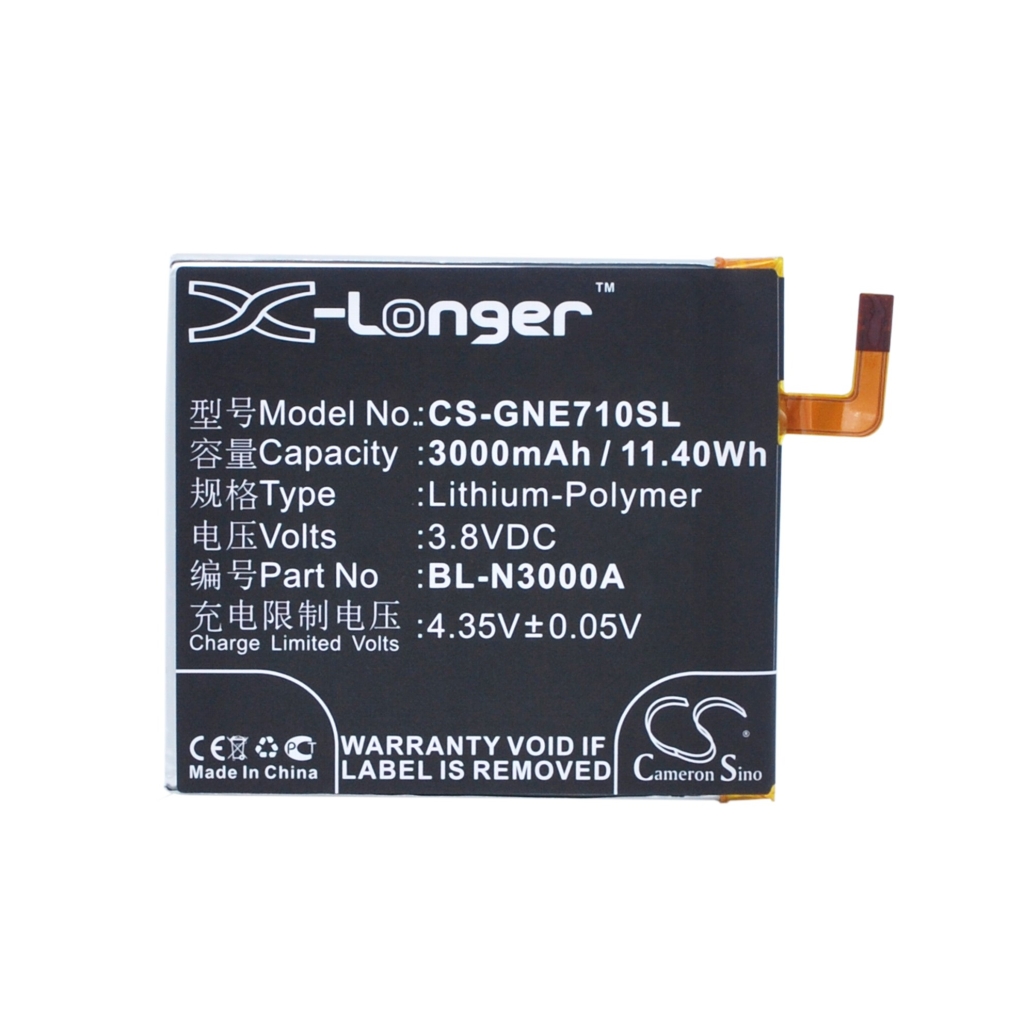 Batería del teléfono móvil GIONEE CS-GNE710SL