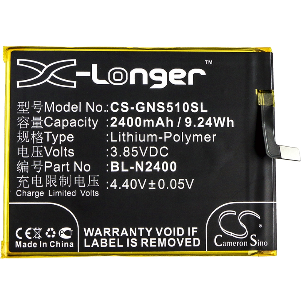 Batería del teléfono móvil GIONEE CS-GNS510SL