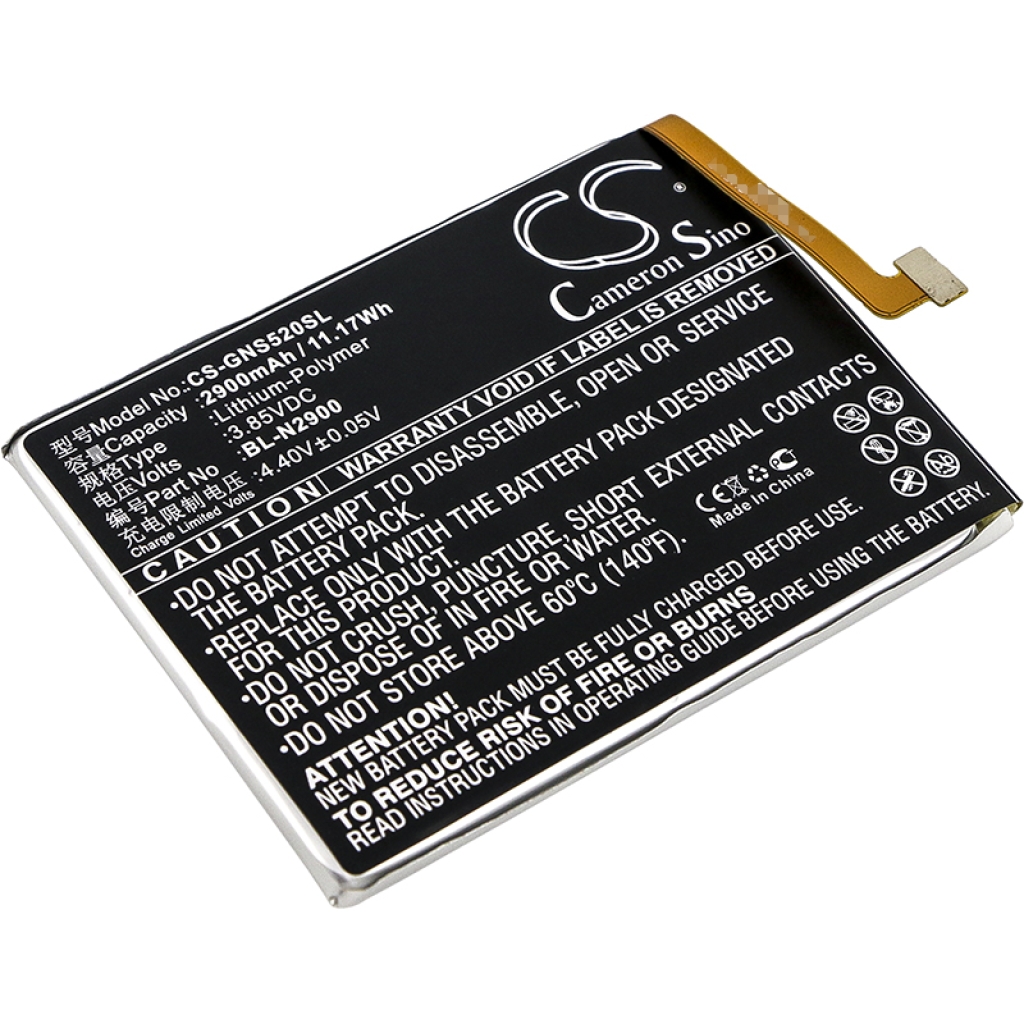 Batería del teléfono móvil GIONEE CS-GNS520SL