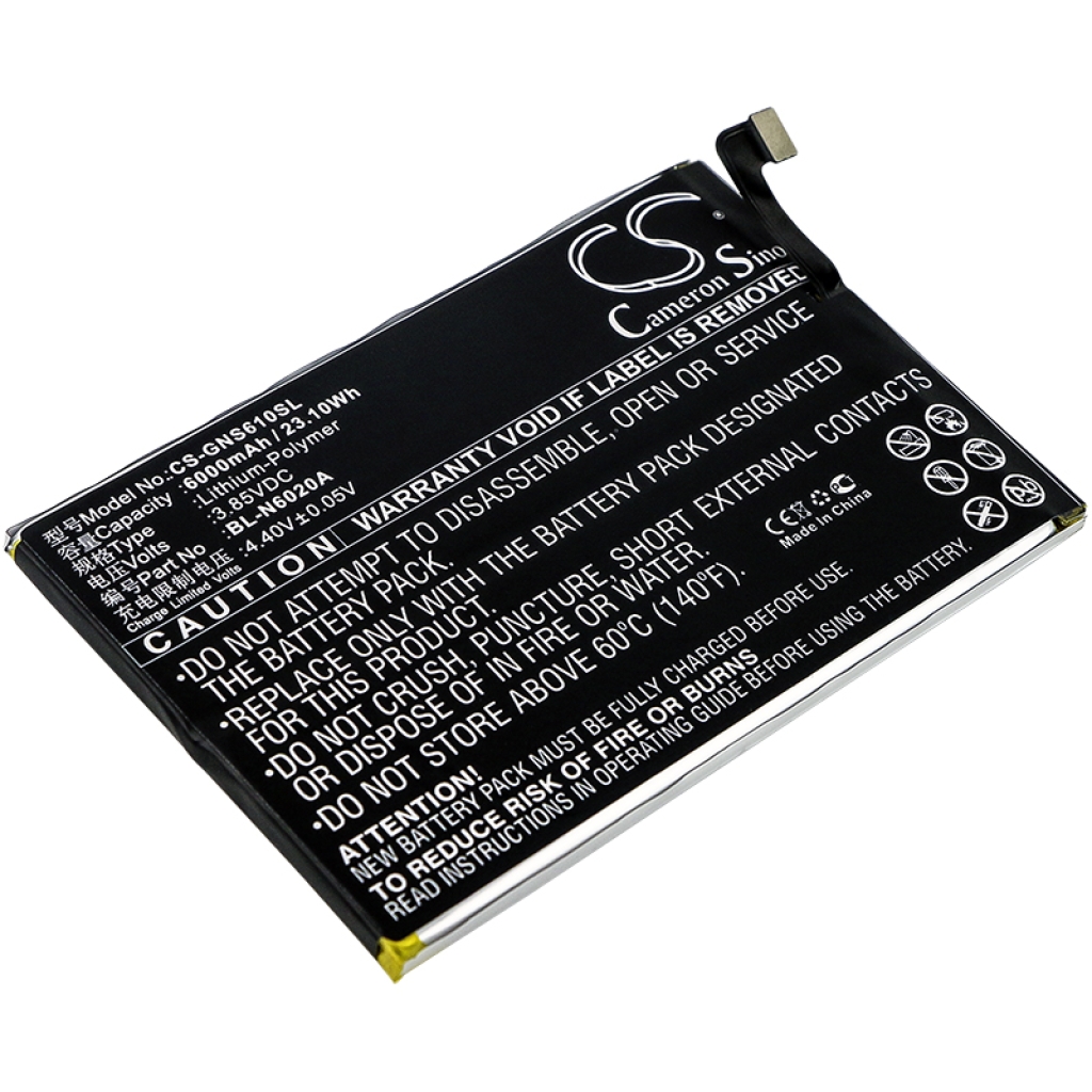 Batería del teléfono móvil GIONEE CS-GNS610SL