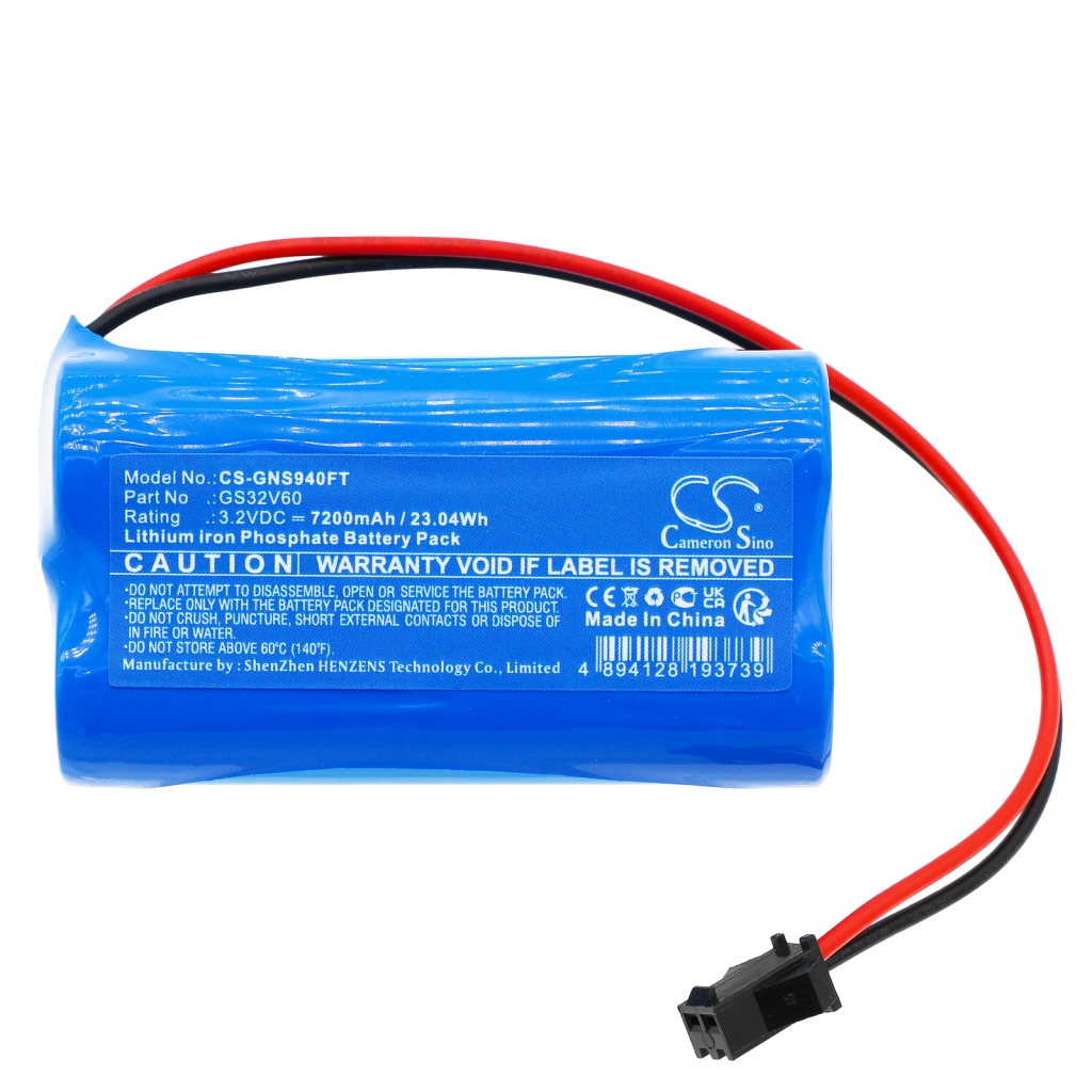 Batería del sistema de iluminación Gama sonic CS-GNS940FT