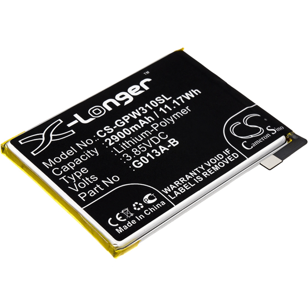 Batería del teléfono móvil Google CS-GPW310SL