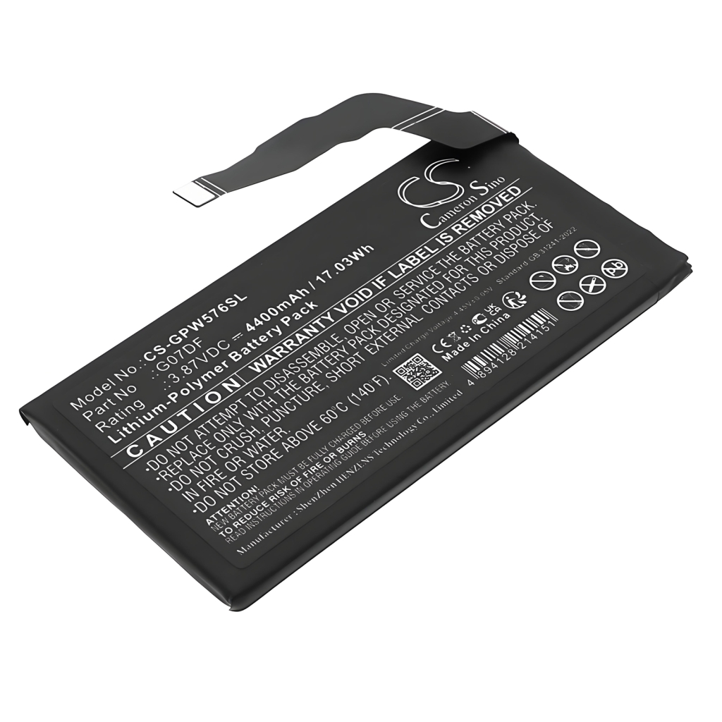 Batería del teléfono móvil Google CS-GPW576SL