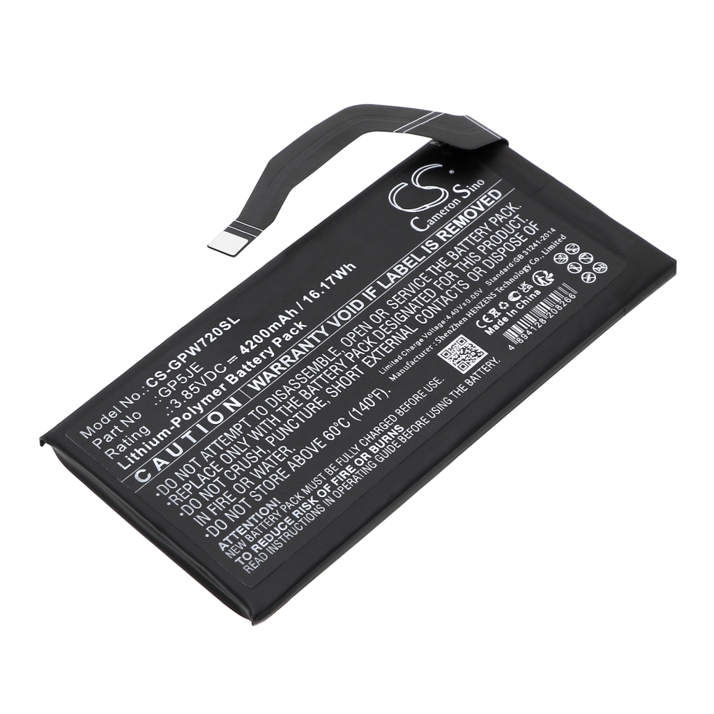 Batería del teléfono móvil Google CS-GPW720SL