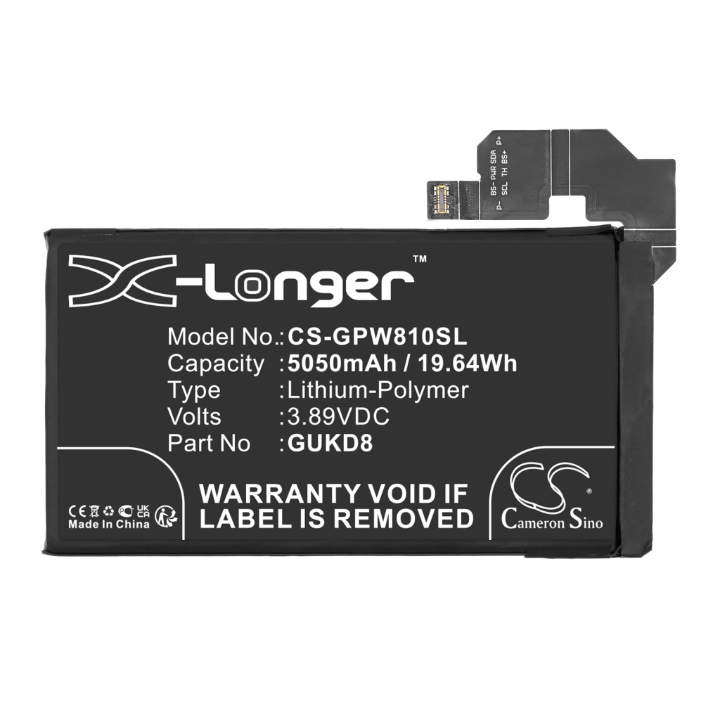 Batería del teléfono móvil Google CS-GPW810SL