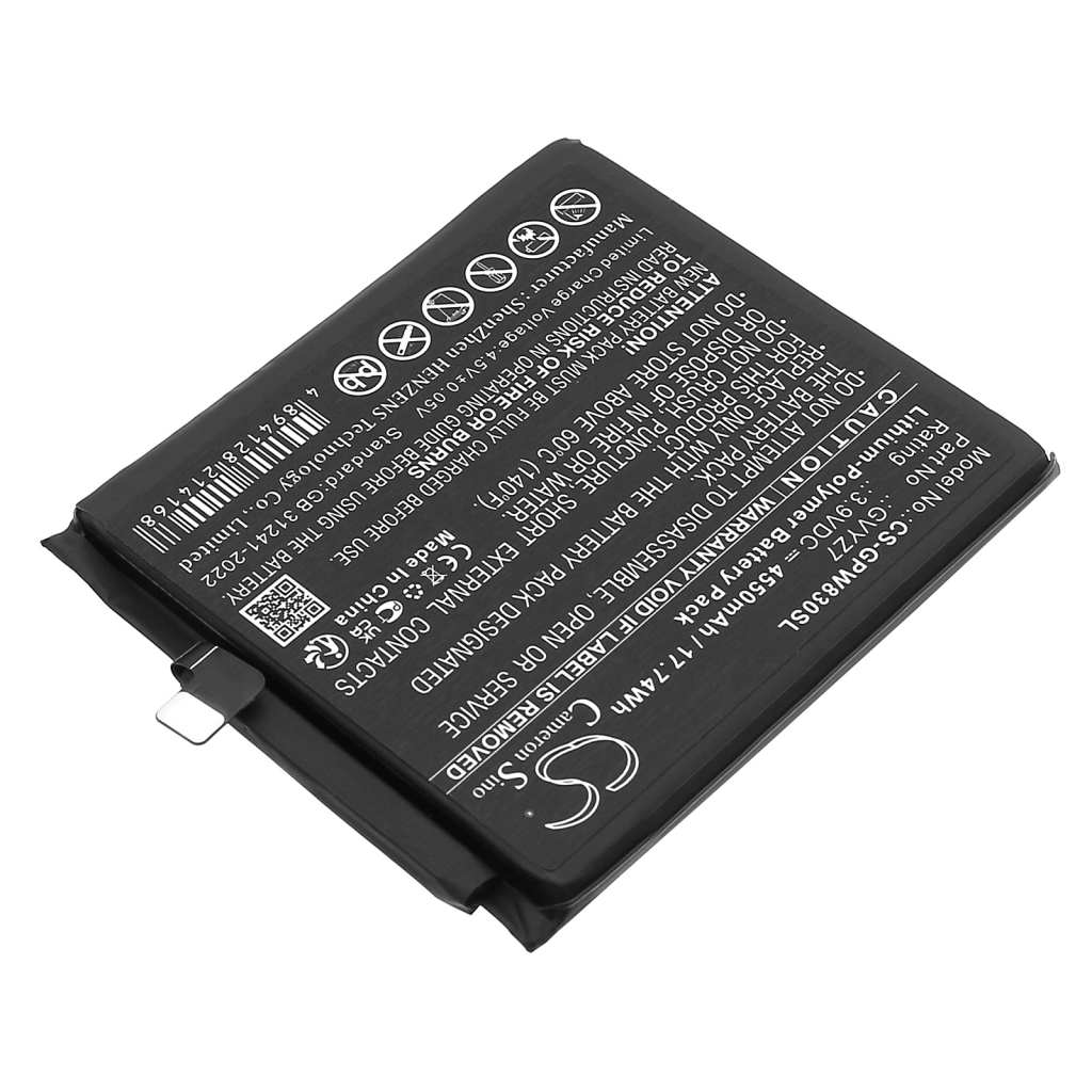 Batería del teléfono móvil Google CS-GPW830SL