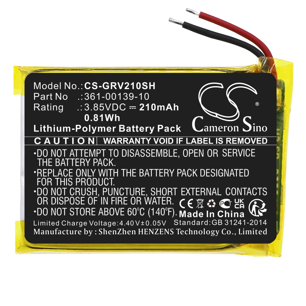 Batería Smartwatch Garmin CS-GRV210SH