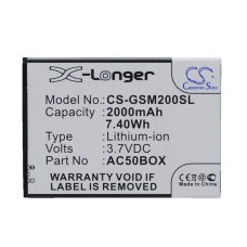 Reemplazo de batería compatible para Archos AC500BNE,AC50BOX,AC50NE 1ICP5/56/78