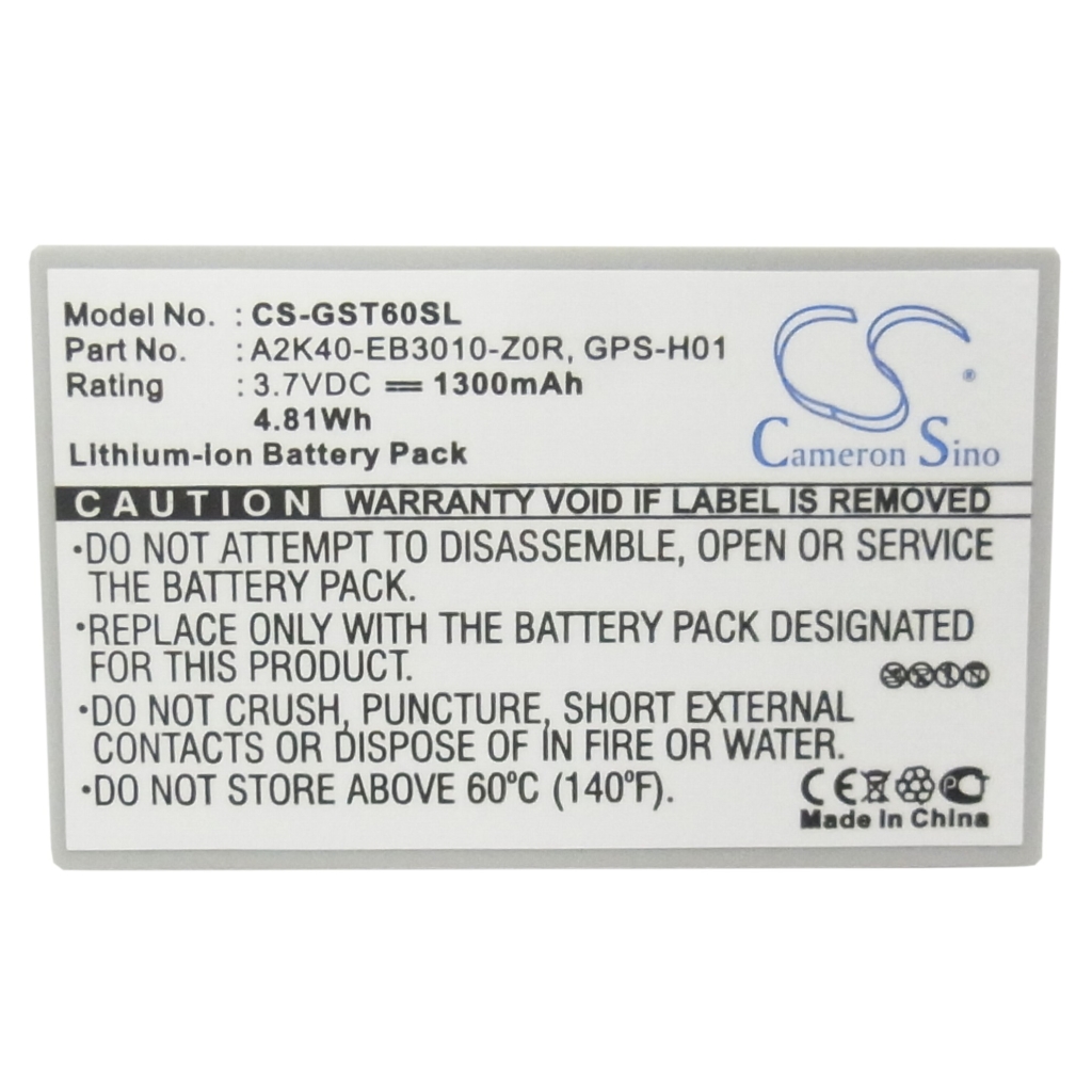 Batería del teléfono móvil Gigabyte CS-GST60SL