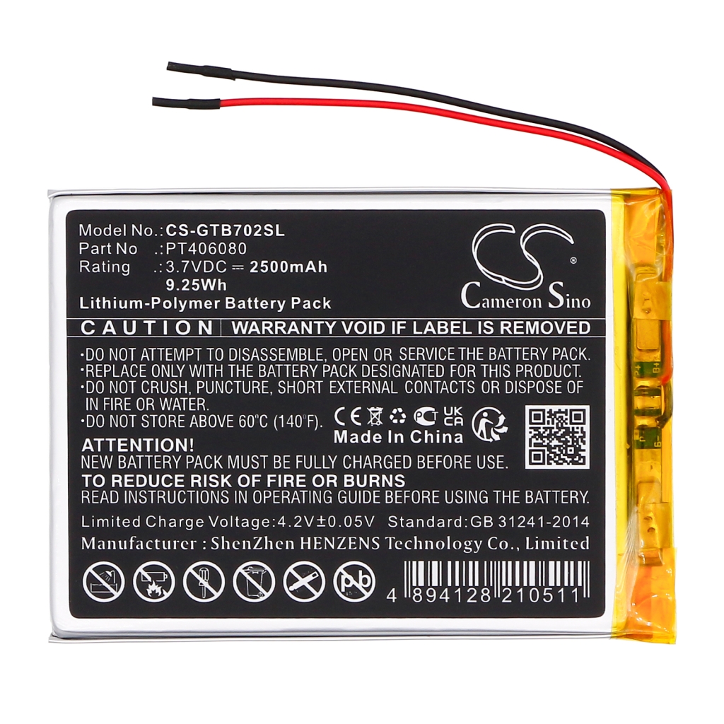 Batería de la tableta 3go CS-GTB702SL