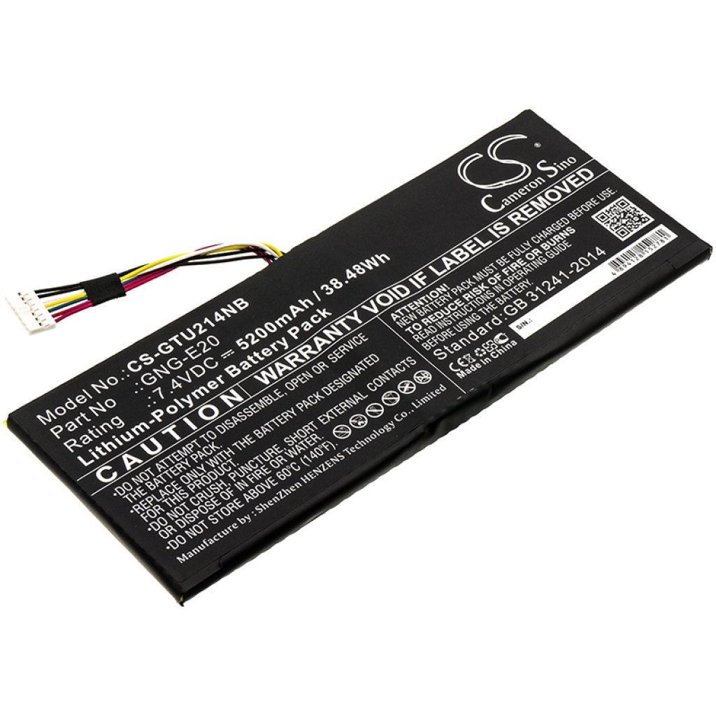 Batería para portátil Getac CS-GTU214NB
