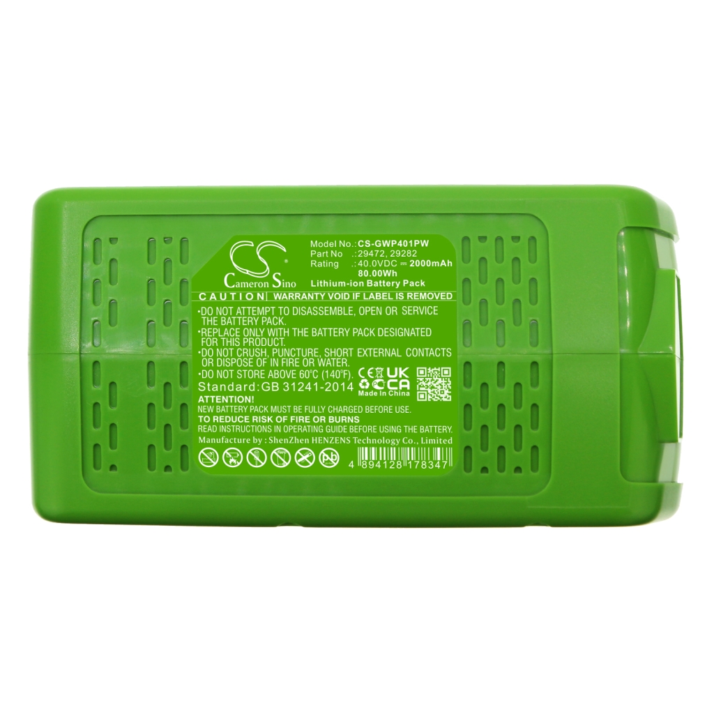 Greenworks Powerworks Cramer Poulan pro CS-GWP401PW
