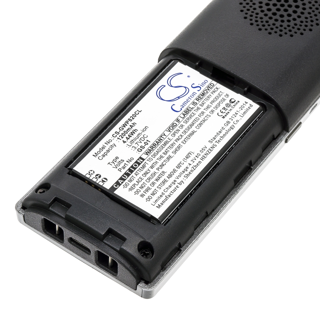 Batería para teléfono inalámbrico Grandstream CS-GWP820CL