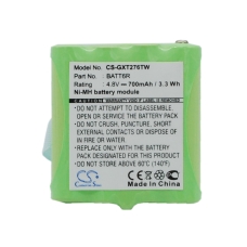 Reemplazo de batería compatible para Midland AVP6,BATT-6R,BATT6R