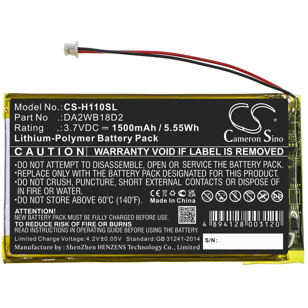 MP3, MP4, PMP Batería iRiver CS-H110SL