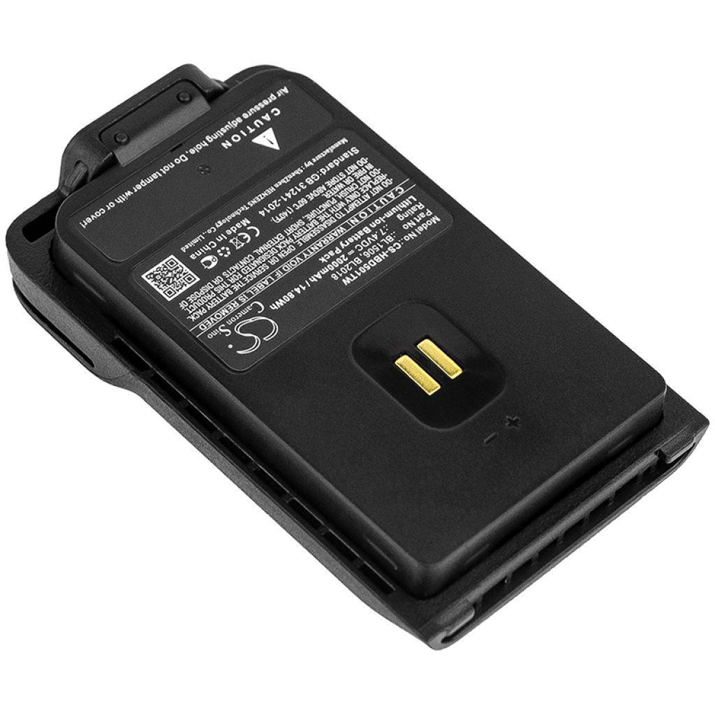 Batería de radio de dos vías Hytera CS-HBD501TW