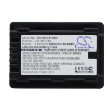 Reemplazo de batería compatible para Panasonic VW-VBT190