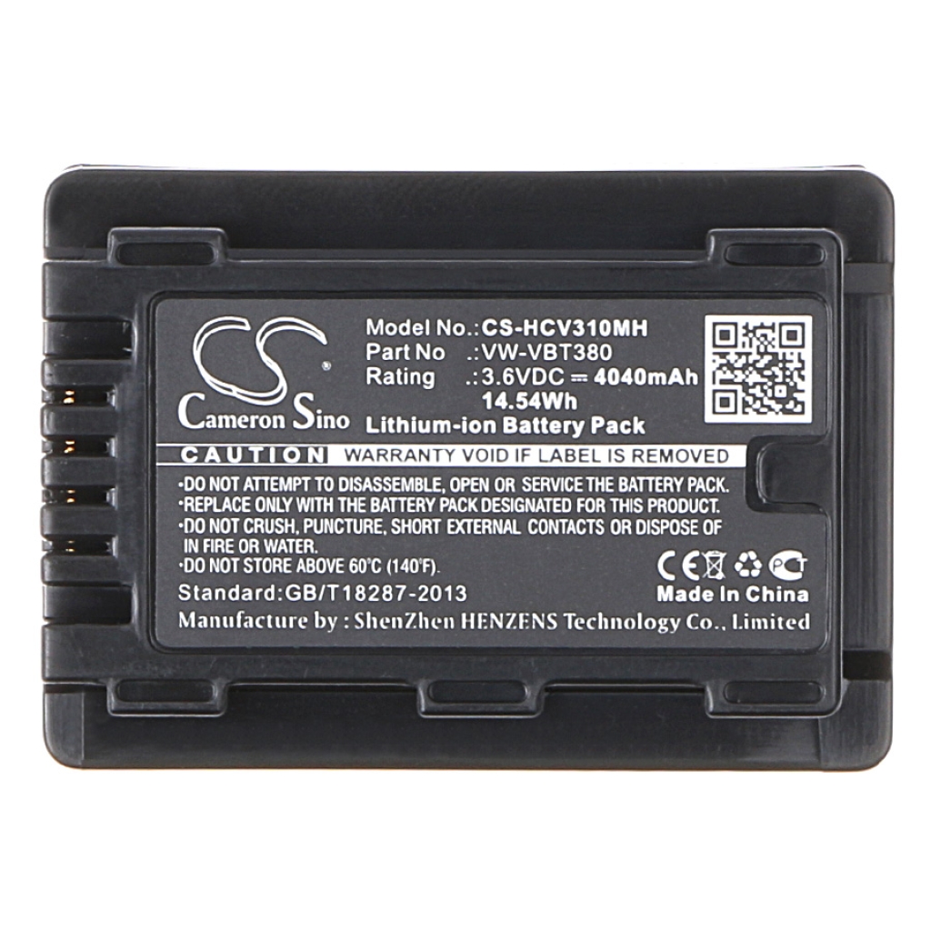 Batería de la cámara Panasonic HC-V770