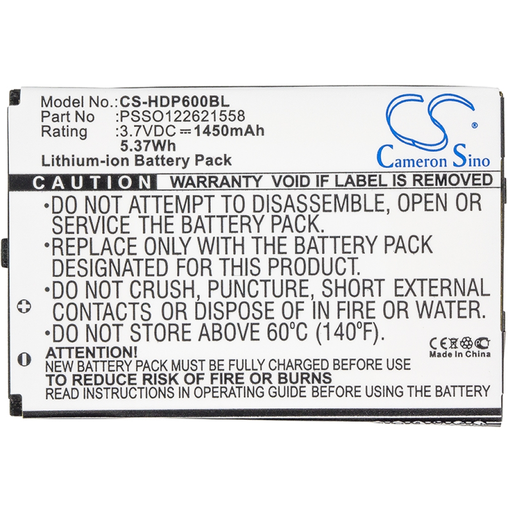 Batería de código de barras, escáner HandHeld CS-HDP600BL