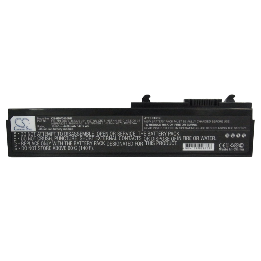 Batería para portátil HP CS-HDV3000NB