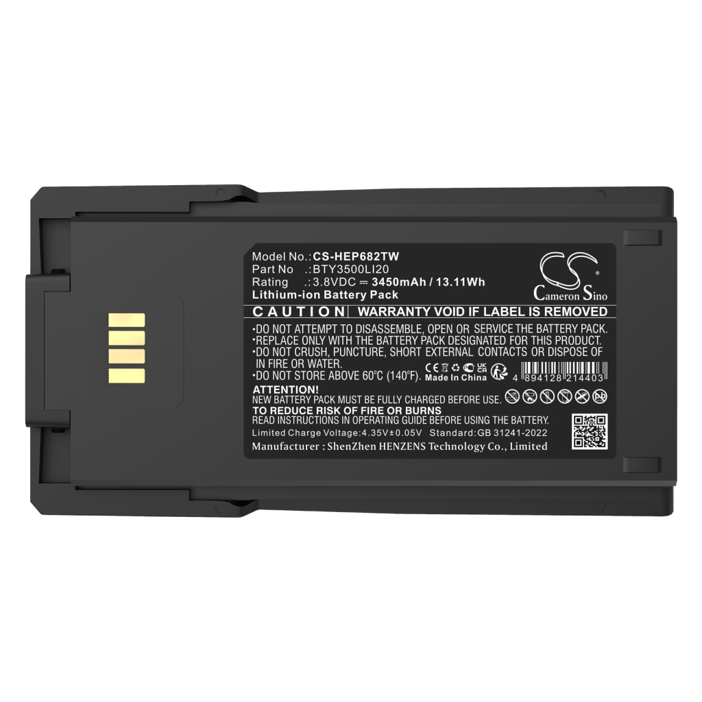 Batería de radio de dos vías Td tech CS-HEP682TW
