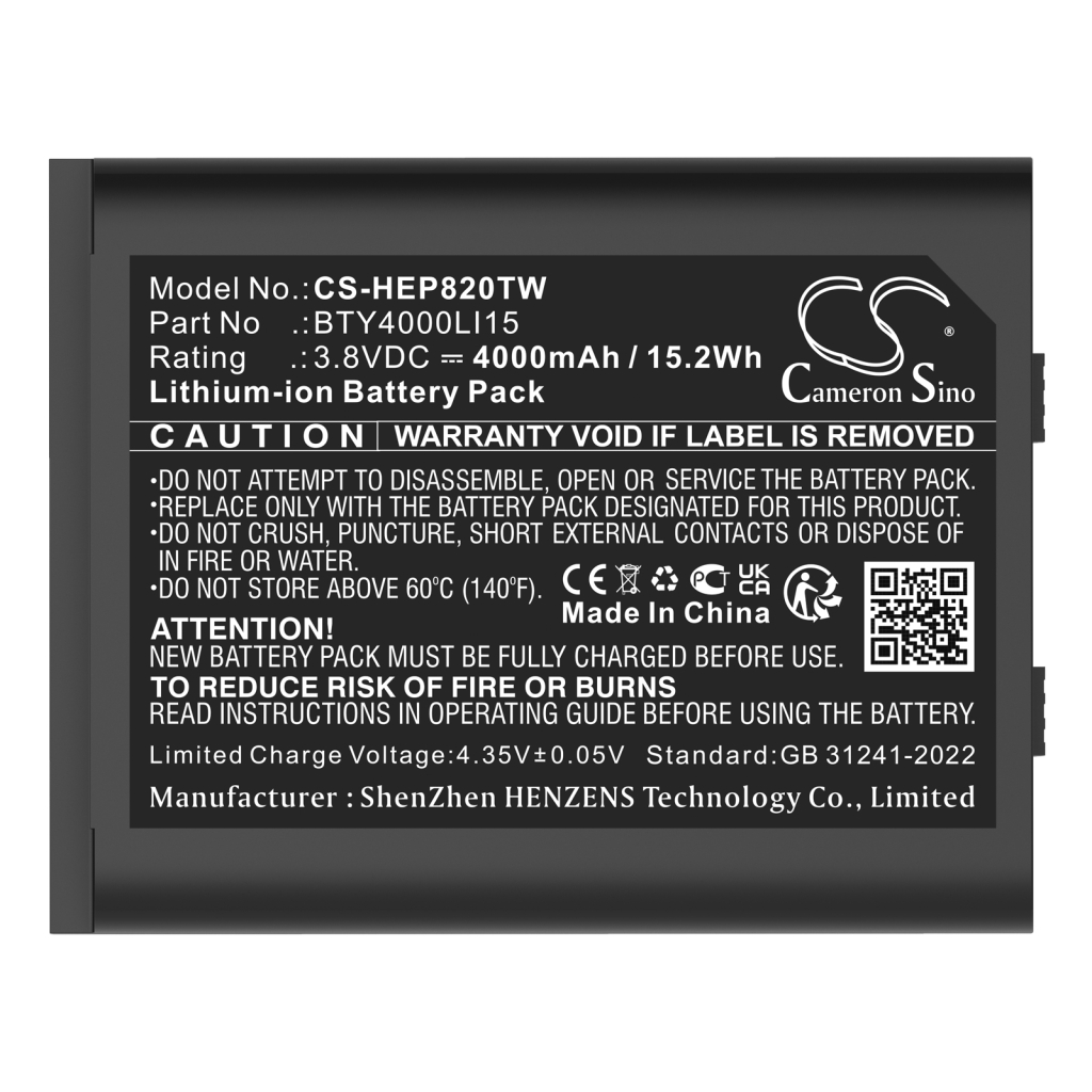 Batería de radio de dos vías Td tech CS-HEP820TW