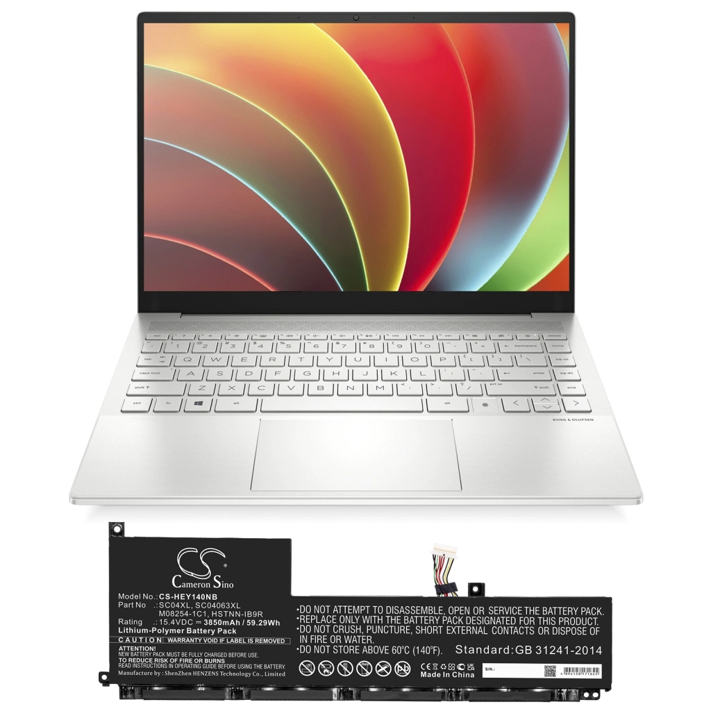 Batería para portátil HP CS-HEY140NB