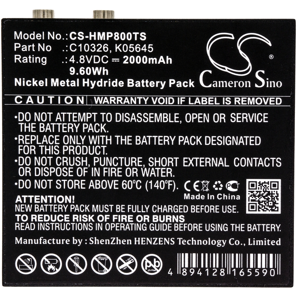Batería para auriculares inalámbricos HME CS-HMP800TS