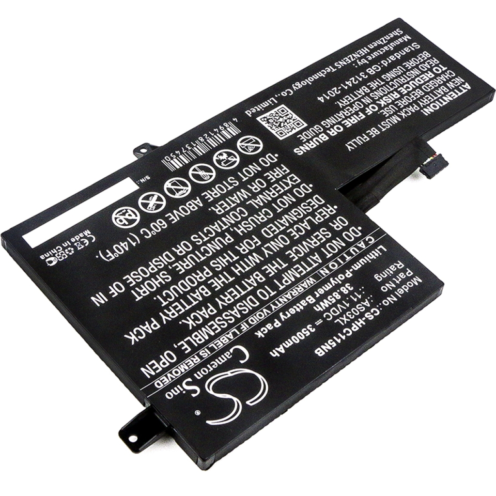 Batería para portátil HP CS-HPC115NB