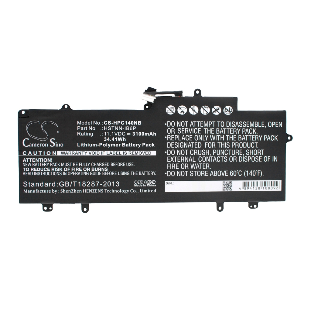 Batería para portátil HP Chromebook 14-Q