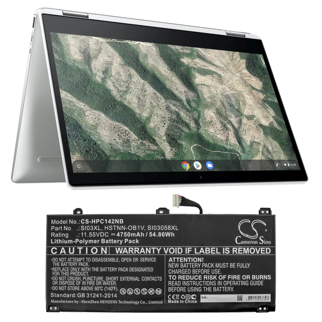 Batería para portátil HP CS-HPC142NB