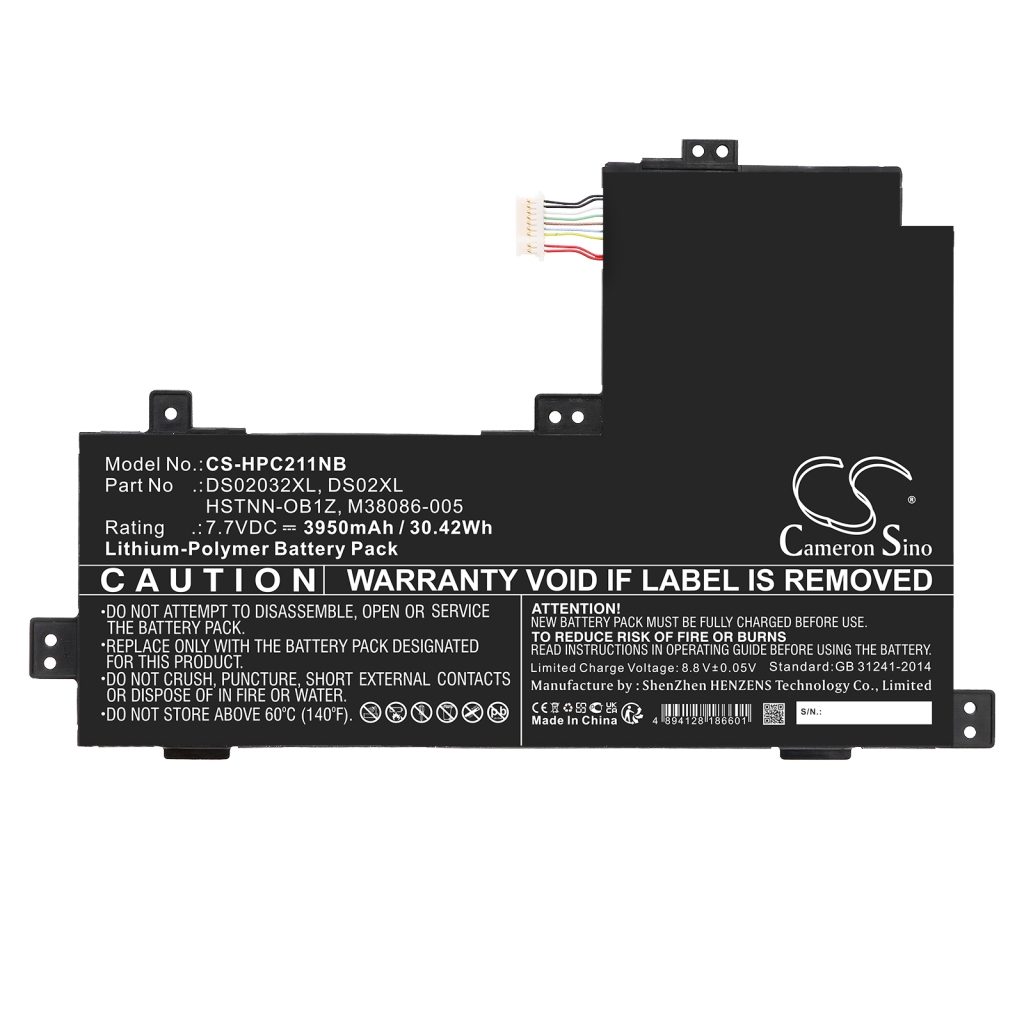 Batería para portátil HP CS-HPC211NB