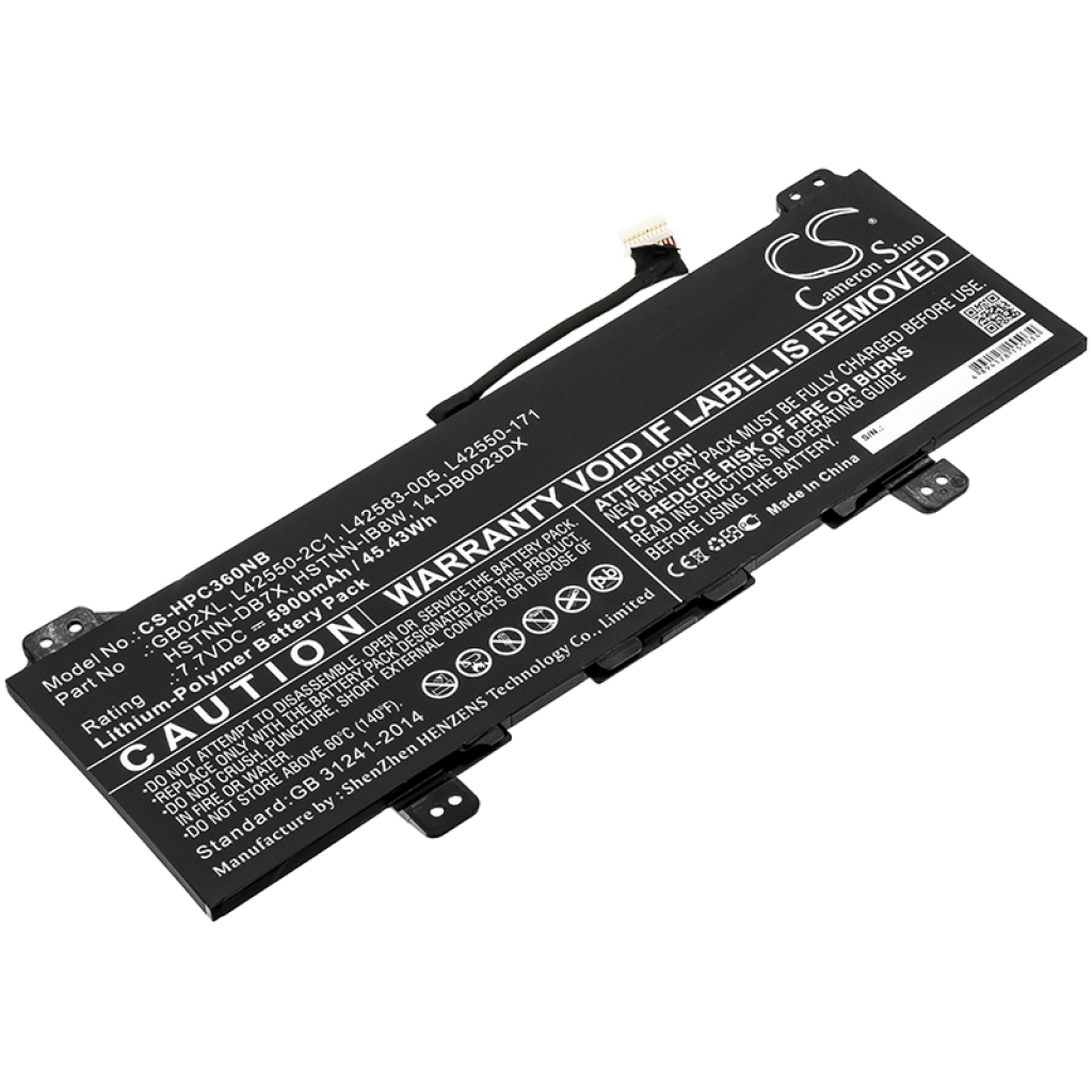 Baterías Sustituye HSTNN-DB7X