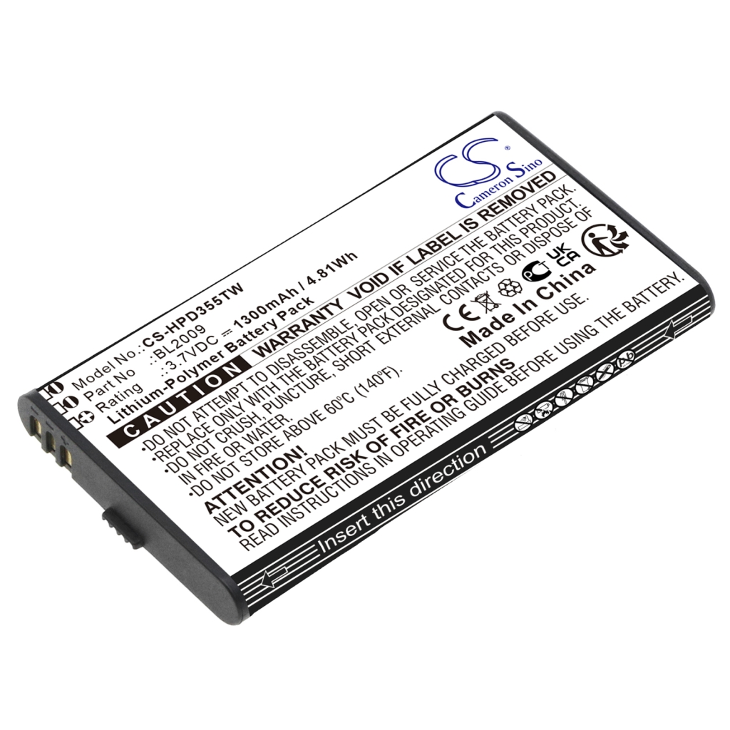 Batería de radio de dos vías Hytera CS-HPD355TW