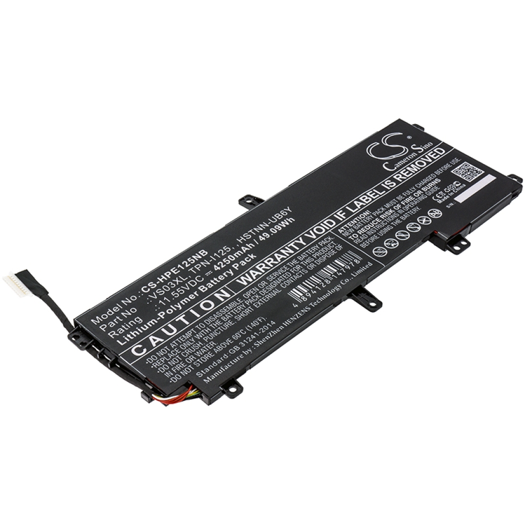 Batería para portátil HP CS-HPE125NB